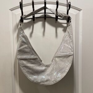 Sash iridescent leather bag RARE